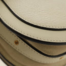 Chloe Nile Hand Bag Leather 2way Ivory Gold Auth ep14885V-18