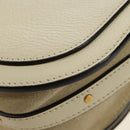 Chloe Nile Hand Bag Leather 2way Ivory Gold Auth ep14885V-19