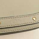 Chloe Nile Hand Bag Leather 2way Ivory Gold Auth ep14885V-20