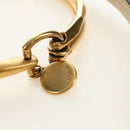 Chloe Nile Hand Bag Leather 2way Ivory Gold Auth ep14885V-8