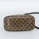 GUCCI GG Crystal Bag Coated Canvas 2way Outlet Beige Gold 341504 Auth ep14887V-11