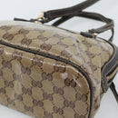 GUCCI GG Crystal Bag Coated Canvas 2way Outlet Beige Gold 341504 Auth ep14887V-12
