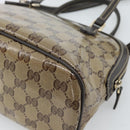 GUCCI GG Crystal Bag Coated Canvas 2way Outlet Beige Gold 341504 Auth ep14887V-14