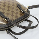 GUCCI GG Crystal Bag Coated Canvas 2way Outlet Beige Gold 341504 Auth ep14887V-7