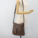 LOUIS VUITTON Damier Ebene Bloomsbury PM Shoulder Bag N42251 LV Auth ep14889V-24