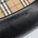 Burberrys Nova Check Tote Bag Canvas Leather Beige Gold Auth ep14891A-14
