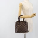 LOUIS VUITTON Damier Ebene Brera Hand Bag N51150 LV Auth ep14893A-23