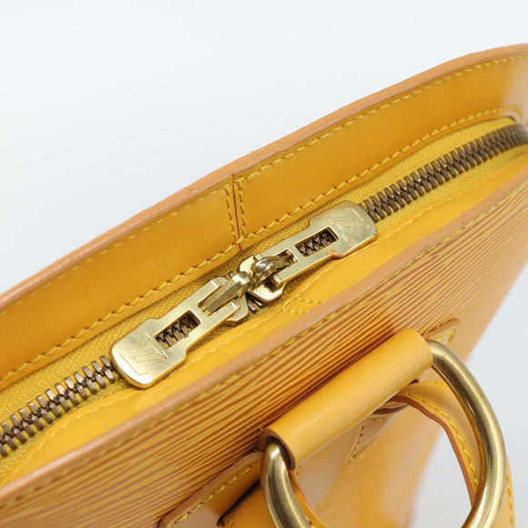 LOUIS VUITTON Epi Coblanc Schoudertas Geel M52293 LV Auth ep14894