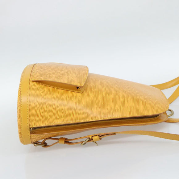 LOUIS VUITTON Epi Coblanc Schoudertas Geel M52293 LV Auth ep14894