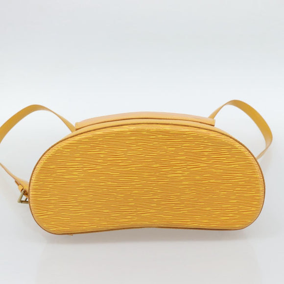 LOUIS VUITTON Epi Coblanc Schoudertas Geel M52293 LV Auth ep14894