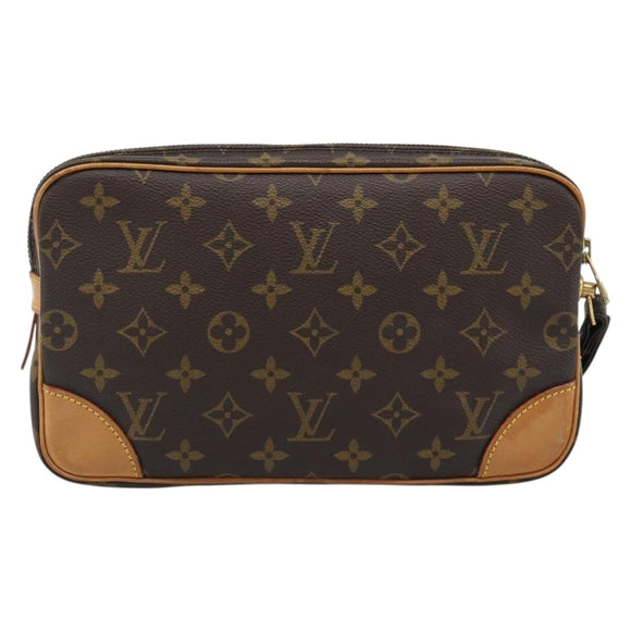 LOUIS VUITTON Monogram Marly Dragonne GM Clutch Bag M51825 LV Auth ep14895