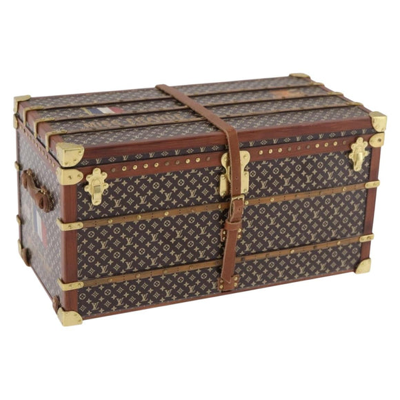 LOUIS VUITTON Miss France Paper Weight Brown M99408 LV Auth ep14897A