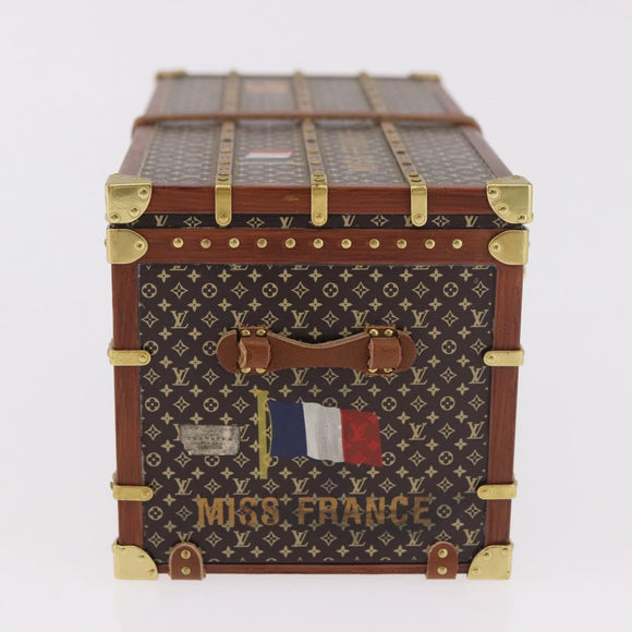 LOUIS VUITTON Miss France Paper Weight Brown M99408 LV Auth ep14897A