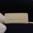CELINE Boogie bag Hand Bag Leather Ivory Silver Auth ep14898-12