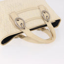 CELINE Boogie bag Hand Bag Leather Ivory Silver Auth ep14898-7