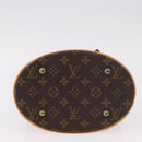 LOUIS VUITTON Monogram Bucket PM Shoulder Bag M42238 LV Auth ep14899V-6