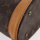 LOUIS VUITTON Monogram Bucket PM Shoulder Bag M42238 LV Auth ep14899V-15