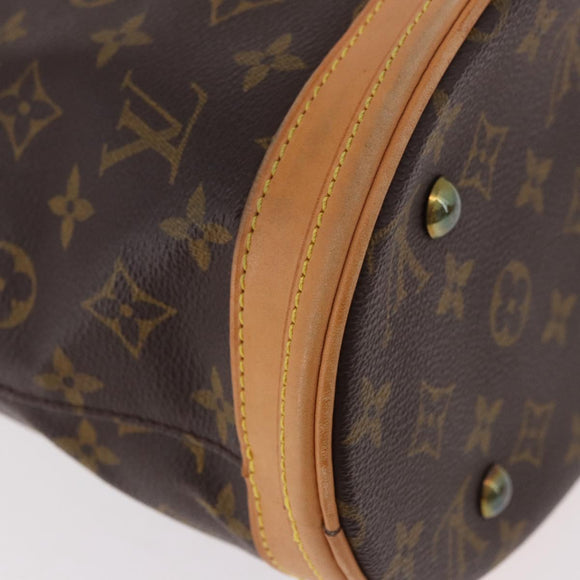 LOUIS VUITTON Monogram Bucket PM Shoulder Bag M42238 LV Auth ep14899V