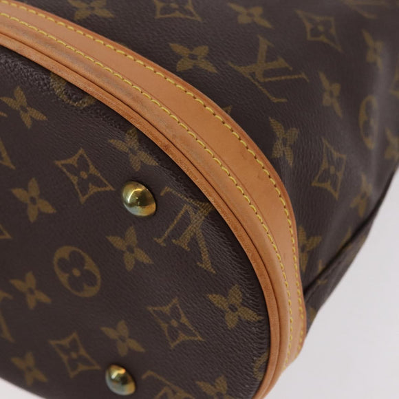 LOUIS VUITTON Monogram Bucket PM Shoulder Bag M42238 LV Auth ep14899V