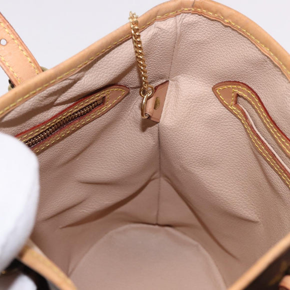 LOUIS VUITTON Monogram Bucket PM Shoulder Bag M42238 LV Auth ep14899V