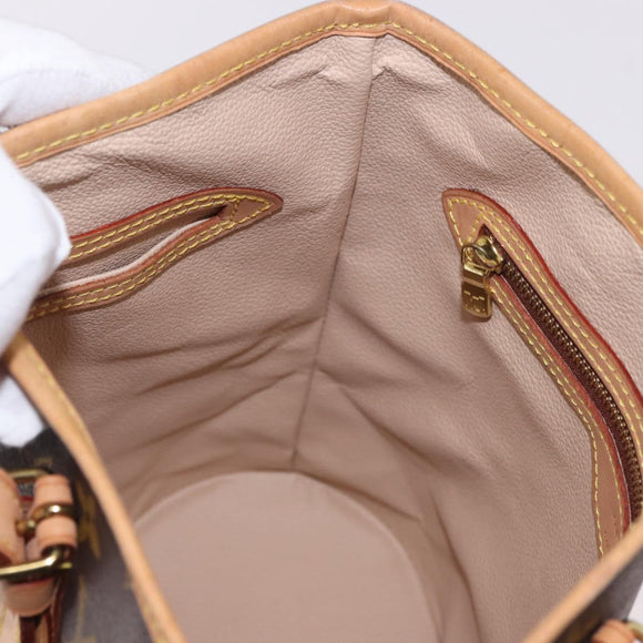 LOUIS VUITTON Monogram Bucket PM Shoulder Bag M42238 LV Auth ep14899V