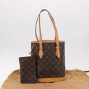 LOUIS VUITTON Monogram Bucket PM Shoulder Bag M42238 LV Auth ep14899V-12