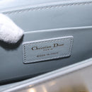 Christian Dior 30 Montaigne Shoulder Bag Leather Gray Gold Auth ep14902-19