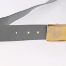 Christian Dior 30 Montaigne Shoulder Bag Leather Gray Gold Auth ep14902-8