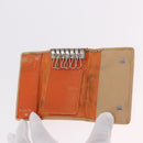 CHANEL Cambon Line Matelasse Key Case Leather Beige Silver CC Auth ep14903-8