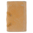 CHANEL Cambon Line Matelasse Key Case Leather Beige Silver CC Auth ep14903-2