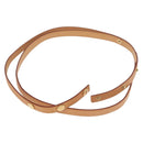 LOUIS VUITTON Shoulder Strap Leather 44.5"" Beige LV Auth ep14904-1