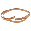 LOUIS VUITTON Shoulder Strap Leather 44.5"" Beige LV Auth ep14904-2