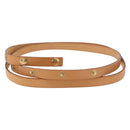 LOUIS VUITTON Shoulder Strap Leather 44.5"" Beige LV Auth ep14904-4