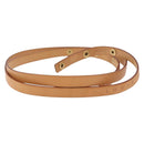 LOUIS VUITTON Shoulder Strap Leather 44.5"" Beige LV Auth ep14904-5