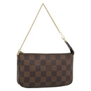 LOUIS VUITTON Damier Ebene Mini Pochette Accessoires Pouch N58009 Auth ep14905V-1