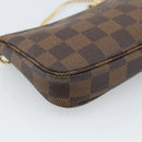 LOUIS VUITTON Damier Ebene Mini Pochette Accessoires Pouch N58009 Auth ep14905V-11