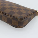 LOUIS VUITTON Damier Ebene Mini Pochette Accessoires Pouch N58009 Auth ep14905V-12