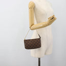 LOUIS VUITTON Damier Ebene Mini Pochette Accessoires Pouch N58009 Auth ep14905V-21