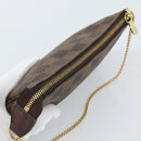 LOUIS VUITTON Damier Ebene Mini Pochette Accessoires Pouch N58009 Auth ep14905V-6