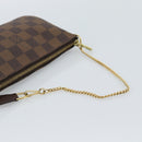 LOUIS VUITTON Damier Ebene Mini Pochette Accessoires Pouch N58009 Auth ep14905V-7