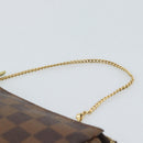 LOUIS VUITTON Damier Ebene Mini Pochette Accessoires Pouch N58009 Auth ep14905V-8
