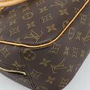 LOUIS VUITTON Monogram Trouville Hand Bag M42228 LV Auth ep14907V-16