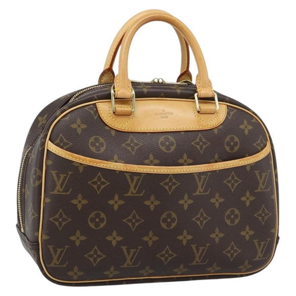 LOUIS VUITTON Monogram Trouville Hand Bag M42228 LV Auth ep14907V
