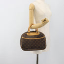 LOUIS VUITTON Monogram Trouville Hand Bag M42228 LV Auth ep14907V-24