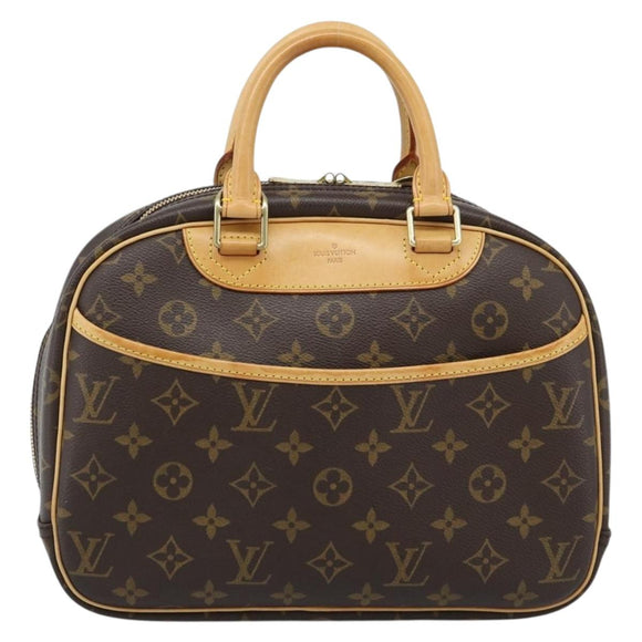 LOUIS VUITTON Monogram Trouville Hand Bag M42228 LV Auth ep14907V