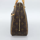 LOUIS VUITTON Monogram Trouville Hand Bag M42228 LV Auth ep14907V-4