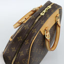 LOUIS VUITTON Monogram Trouville Hand Bag M42228 LV Auth ep14907V-6