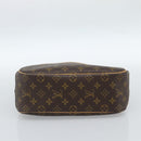 LOUIS VUITTON Monogram Trouville Hand Bag M42228 LV Auth ep14907V-5