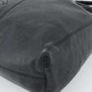 CHANEL Shoulder Bag Calf Skin Black CC Auth ep14908SAV-9