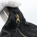 CHANEL Shoulder Bag Calf Skin Black CC Auth ep14908SAV-18